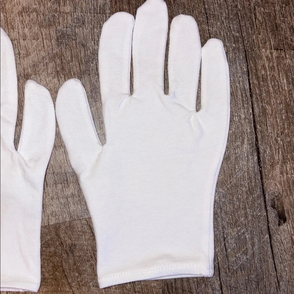Unbranded White Church Dress Up Short Gloves